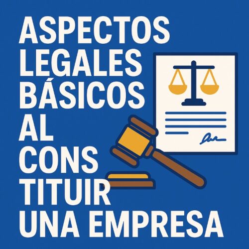 Ilustración de registro mercantil con edificio y sello oficial para constitución de empresas en Latinoamérica